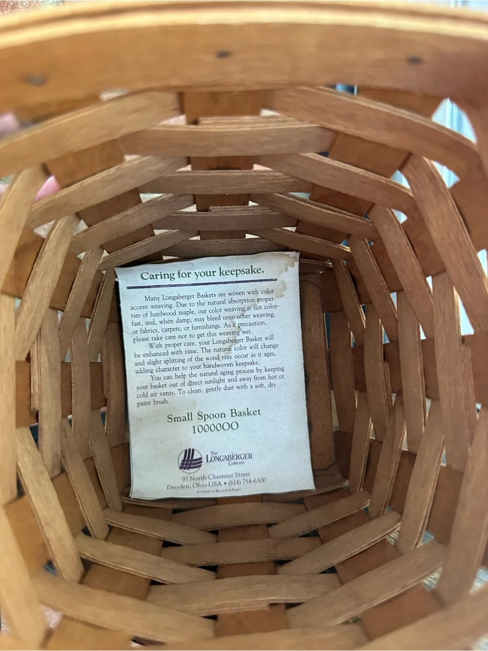 Longaberger compact woven